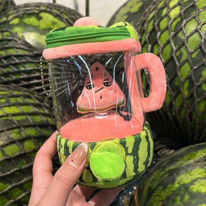 Creative Fruit Juicer Doll Plush Toy, Pull-String Spinning Rotating Fun Stuffed Plush Toy