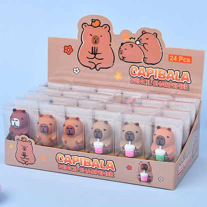 Cute Themed Pencil Sharpeners – 24-Piece Retail Display Box