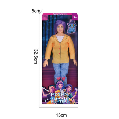 Kpop Demon Hunters Dolls Rumi Mira & Zoey Vinyl Figures Collectible Toy