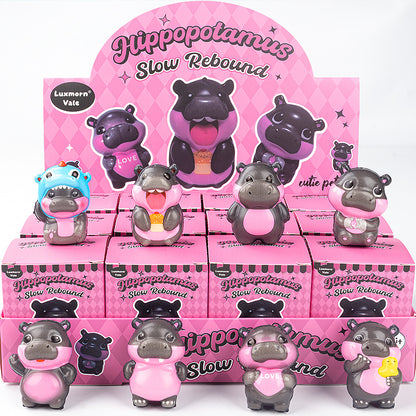 Funny Squishy Toy Blind Box Display 12-Piece Set Fidget Toys & Collectible Figures