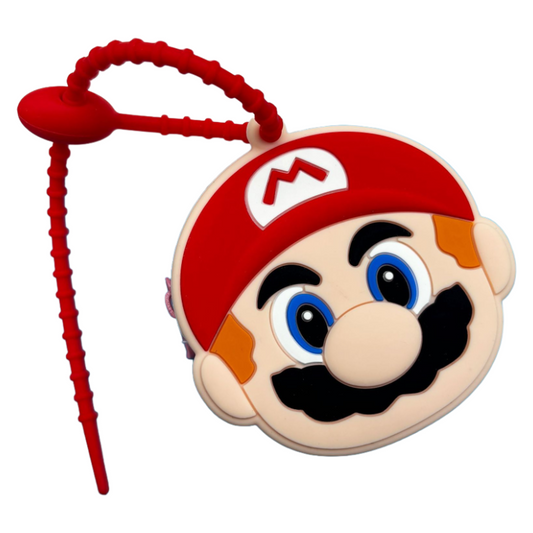 Cartoon Labubu Silicone Zipper Coin Purse with Keychain – Cute Wallet, Earphone Case, Car Key Holder