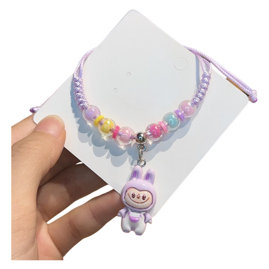 Cute Cartoon Woven Wrist Strap Bracelet Wholesale Trendy Monster Merchandise