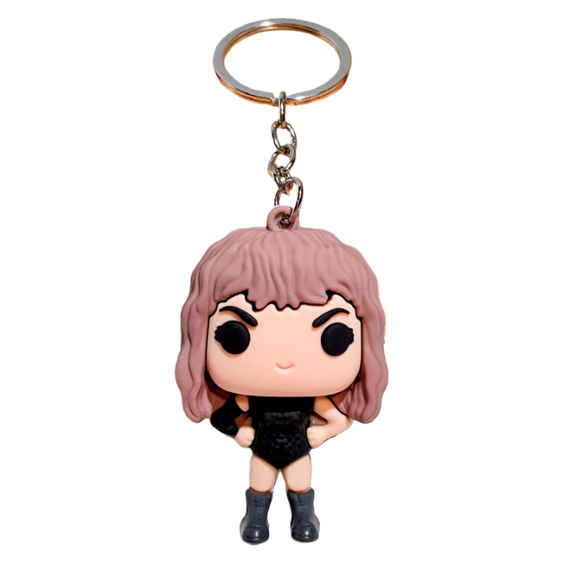 Taylor Swift Pop Singer-Inspired Cute Mini Doll Keychain Q-Style Figure Bag Charm & Desk Ornament