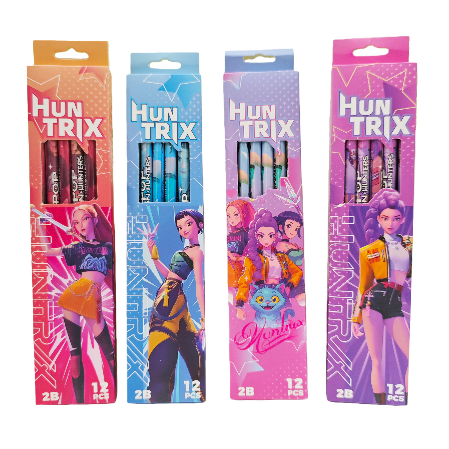 K-Pop Witch Hunter 2B Pencil Set Boxed 12-Pack Creative Merch Stationery