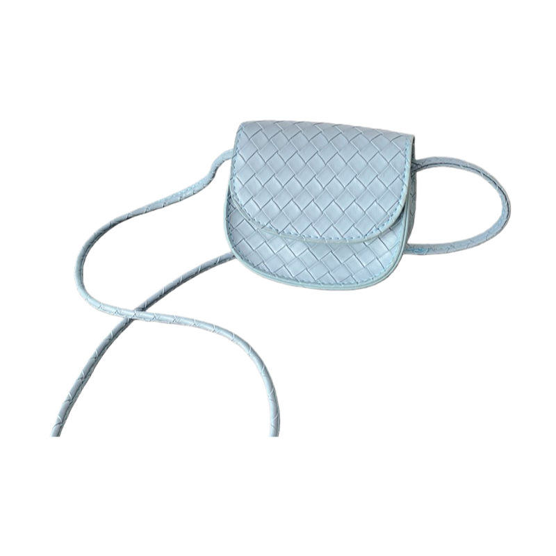 U Mini Woven Crossbody Bag | Cute Trendy Small Shoulder Bag for Kids