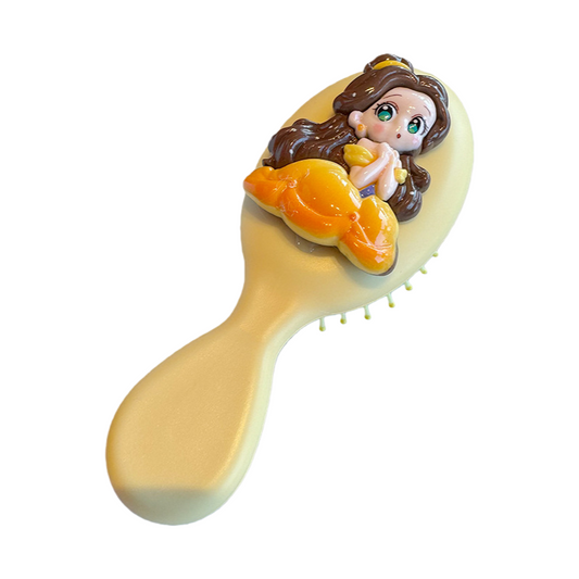 Children’s Princess-Themed Cushion Hair Brush – Cute 3D Princess Decor