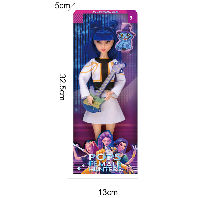 Kpop Demon Hunters Dolls Rumi Mira & Zoey Vinyl Figures Collectible Toy