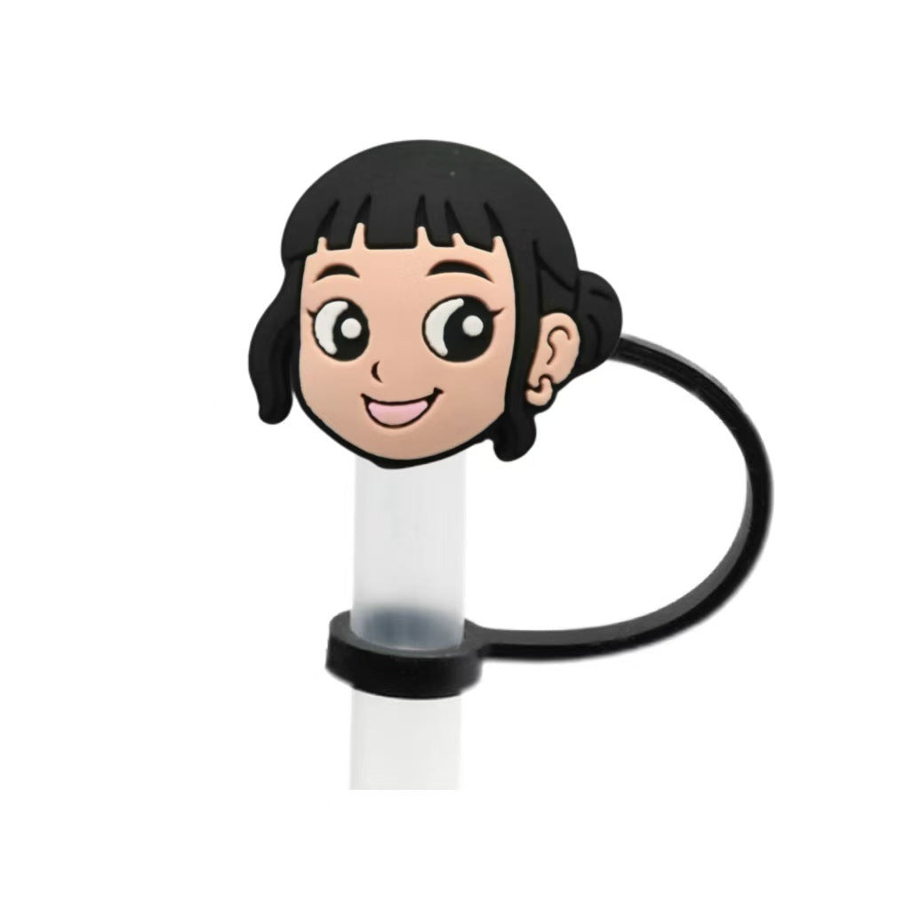 K-Pop Demon Hunters Straw Topper Fits 10mm Large Tumbler Straws Reusable Dust Cap