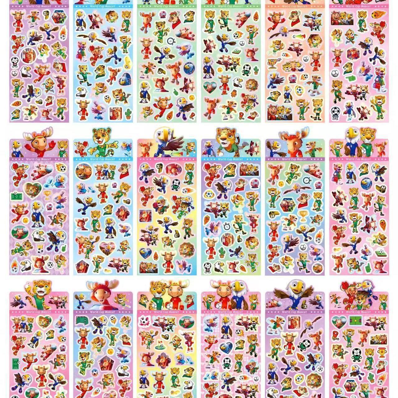 K-pop Demon Hunters Holographic Stickers Set Cartoon Designs for Journals and Scrapbooks