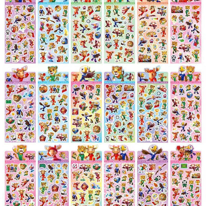 K-pop Demon Hunters Holographic Stickers Set Cartoon Designs for Journals and Scrapbooks