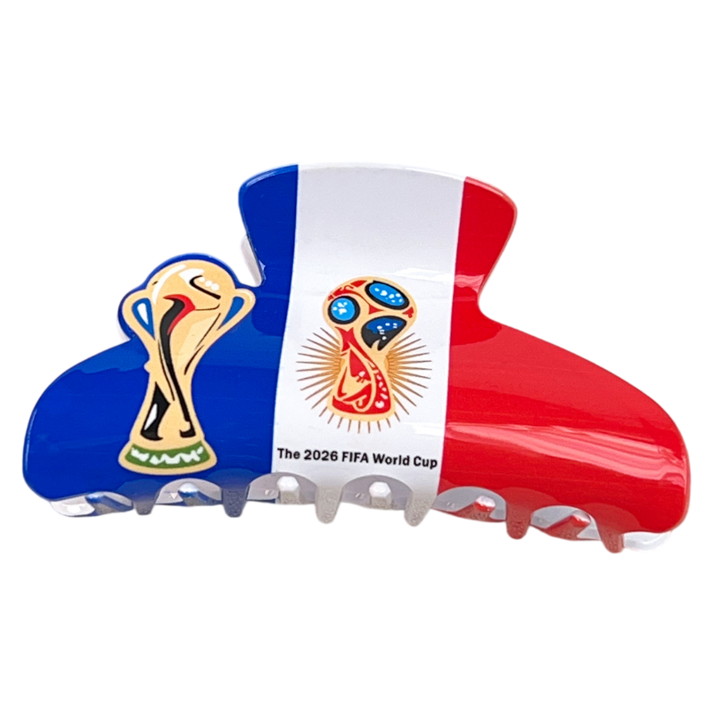 2026 World Cup Women’s Hair Claw Clip Soccer Theme Shark Clip Hair Accessory