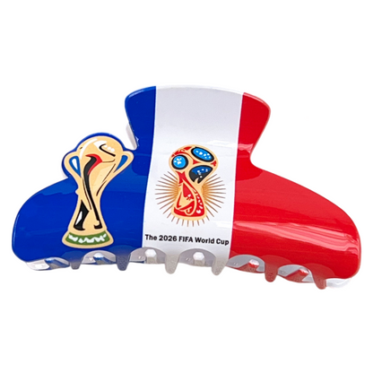 2026 World Cup Women’s Hair Claw Clip Soccer Theme Shark Clip Hair Accessory