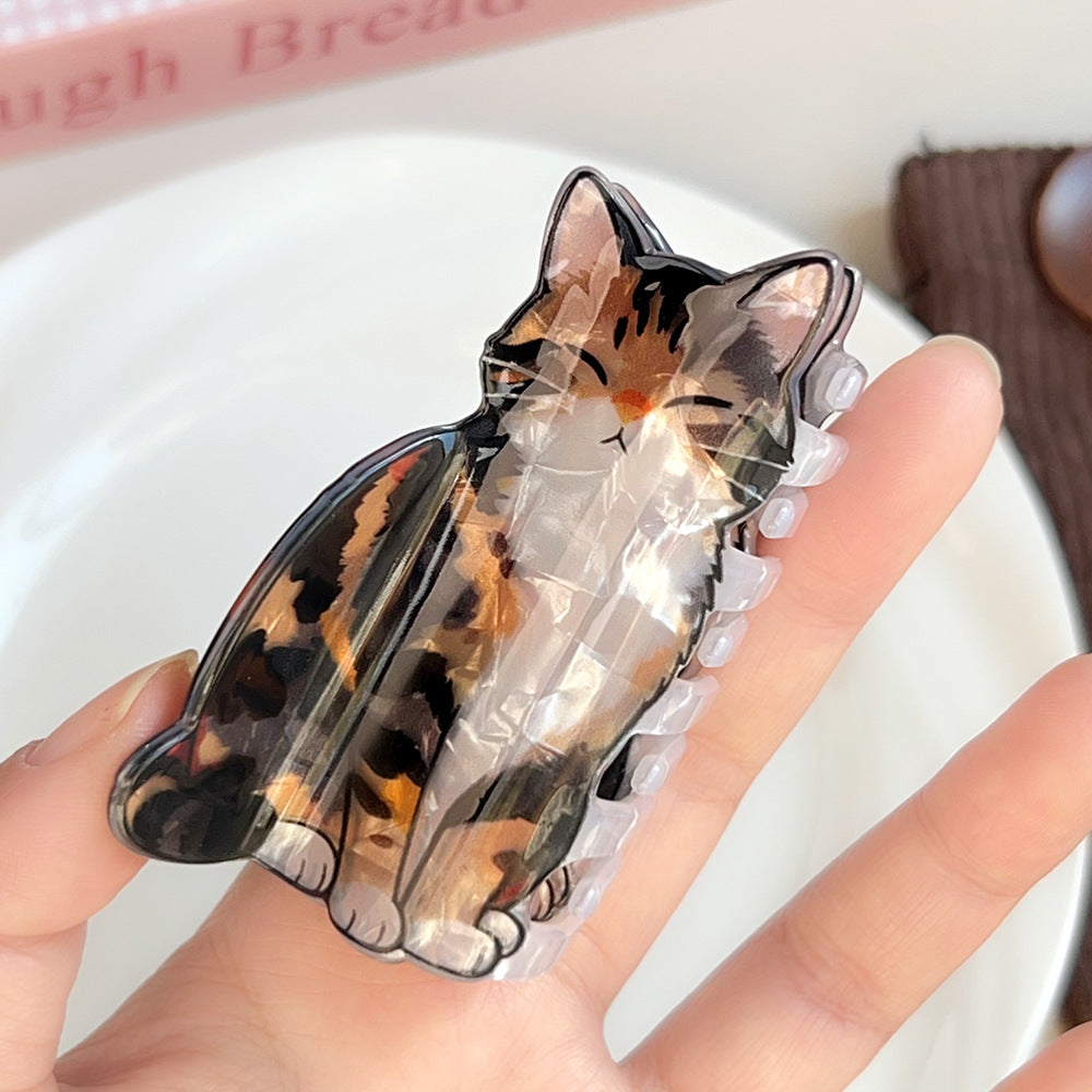 Cute Animal Hair Claw Clips – Cat & Dog Hair Accessories for Women & Girls, Novelty Gift