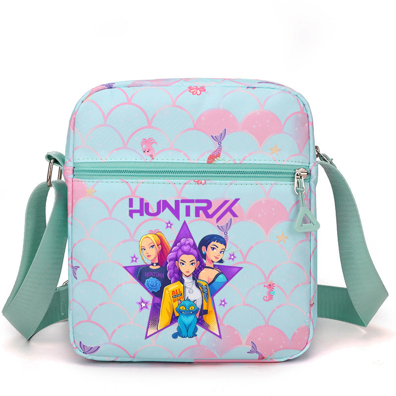 K-Pop Demon Hunters Saja Boys Print Shoulder Bag Crossbody Tote Messenger Bag