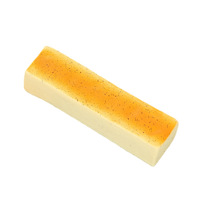 Simulation Baked Cheese Sticks Cake Squishy Slow Rising Stress Relief Squeeze Toy