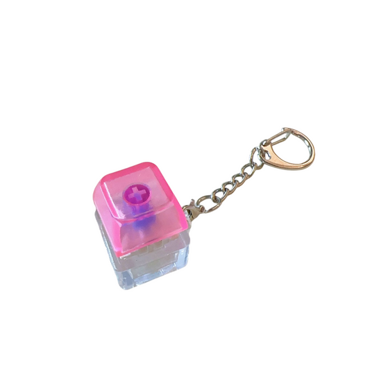 Frosted Keycap Stress Relief Keychain Keyboard-Style Pendant Charm