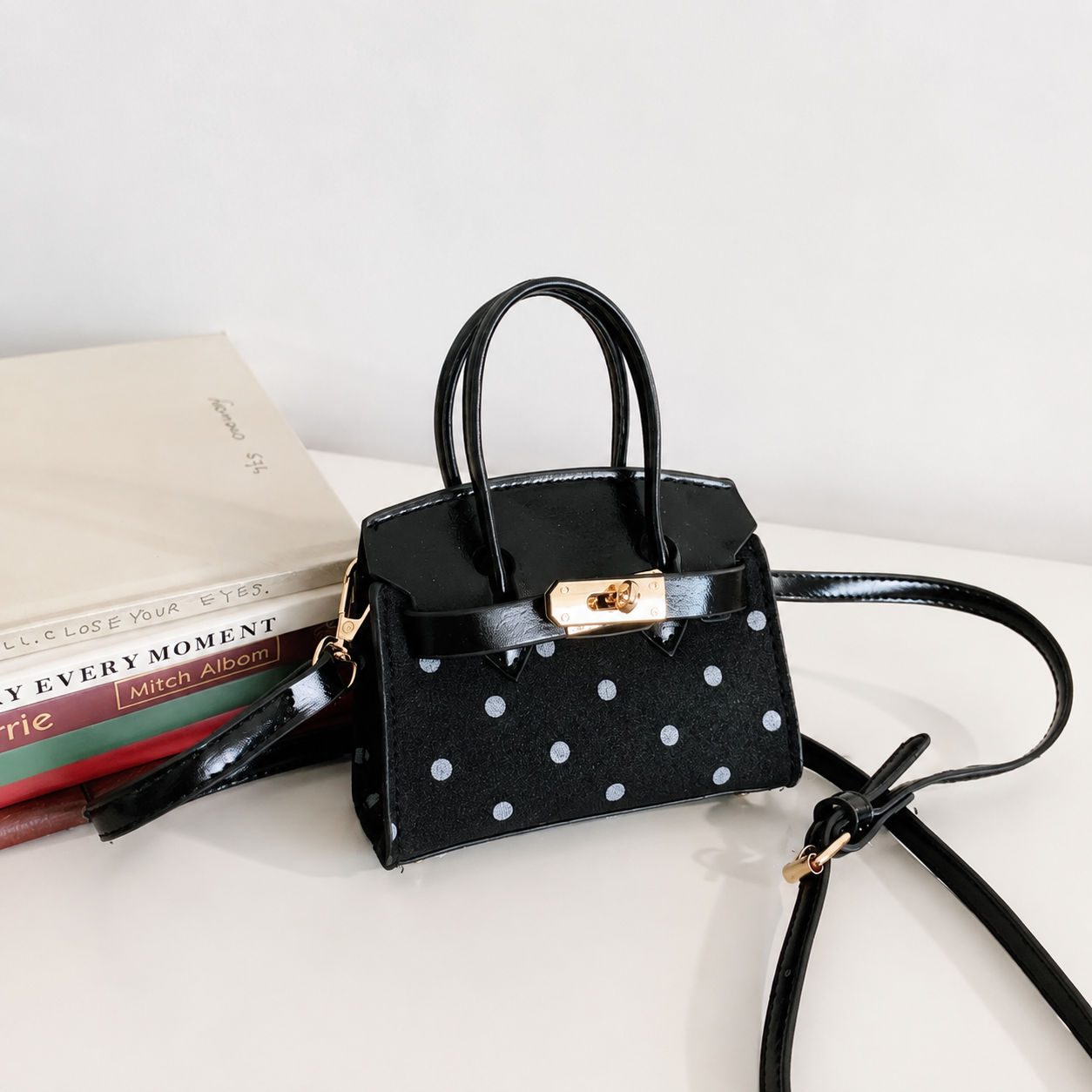 Mini Polka Dot Crossbody Bag – Kids & Mommy Purse