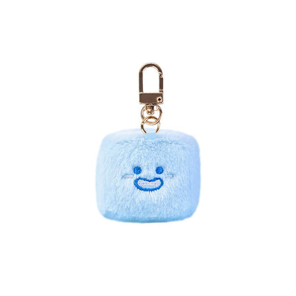Cartoon Seafood Plush Keychain Sea Animal Stuffed Bag Charm Pendant  Keyring Accessory