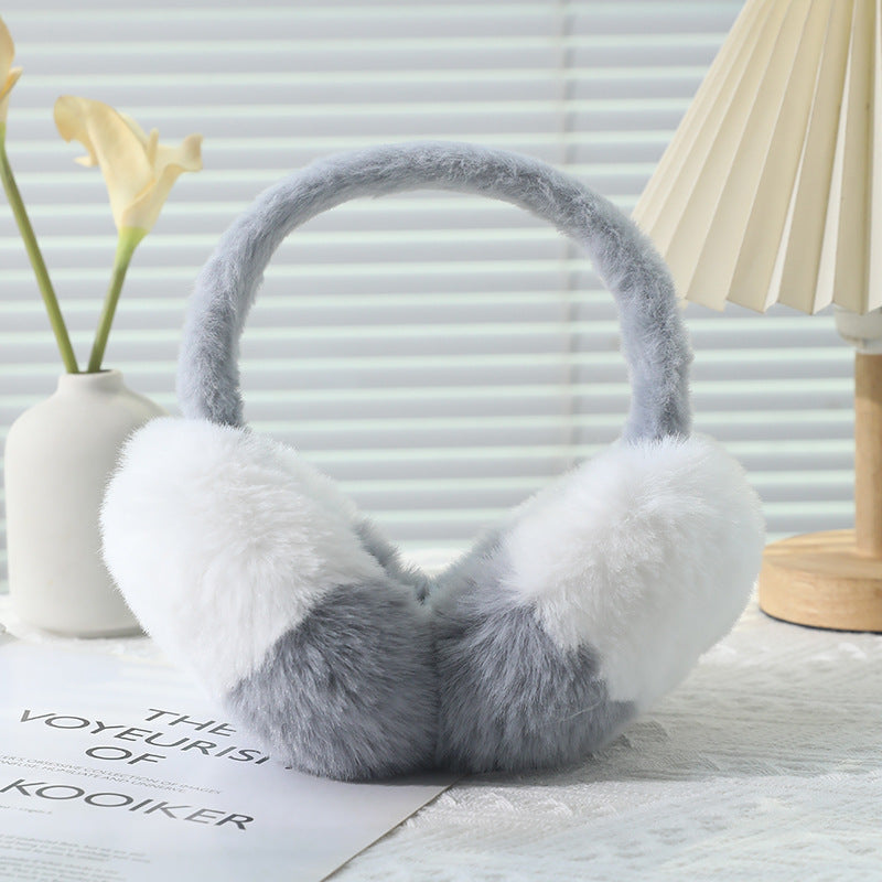 Winter Fuzzy Ear Muffs Warm Plush Earmuffs for Cold Weather Cozy Frost-Proof Ear Warmers