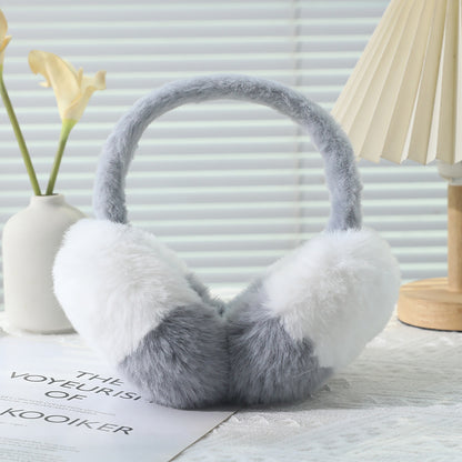 Winter Fuzzy Ear Muffs Warm Plush Earmuffs for Cold Weather Cozy Frost-Proof Ear Warmers