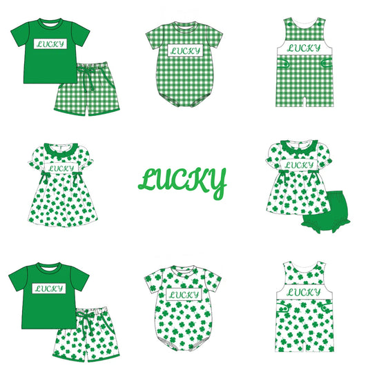 St. Patrick’s Day “Lucky” Smocked Embroidery Collection – Exclusive New Design for Kids