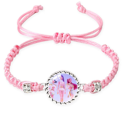 K-POP Demon Hunters Series Bracelet Set Creative Charm Braided Adjustable Bracelets