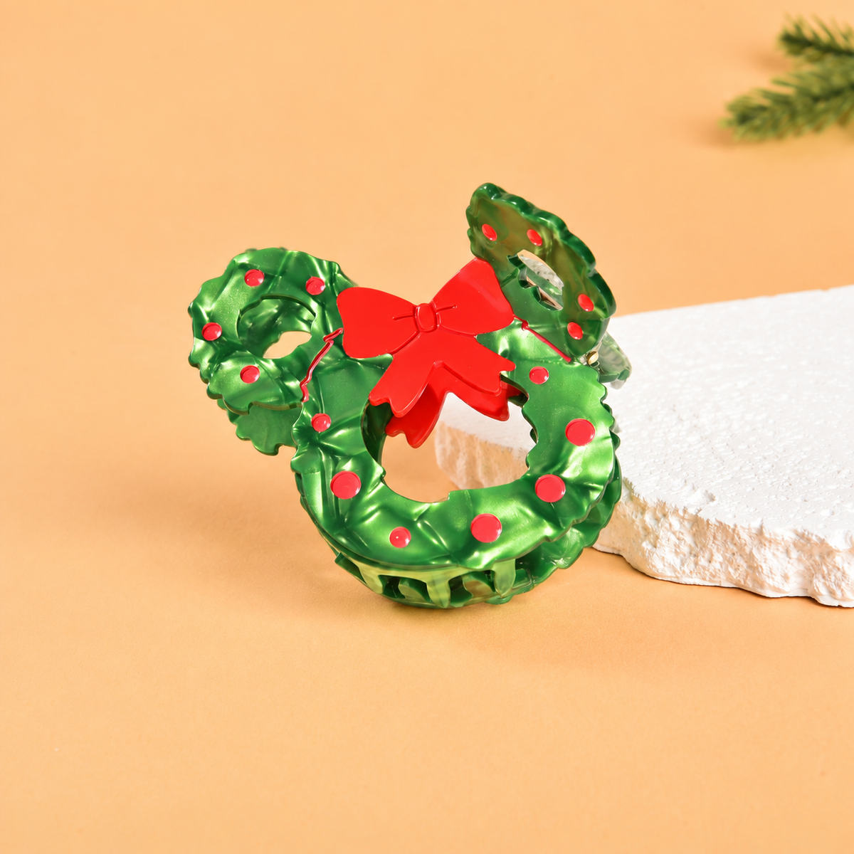 Acetate Hair Claw Clips – Christmas Wreath, Santa Hat, Holiday Truck & Colorful Fish Styles, Everyday Hair Accessories & Gifts
