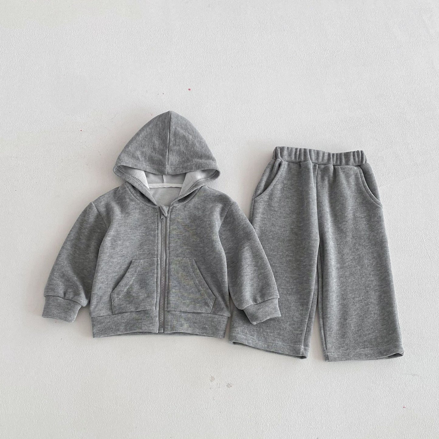 Personalized Kids’ Embroidered Hoodie & Jogger Set – Custom Name Toddler Tracksuit