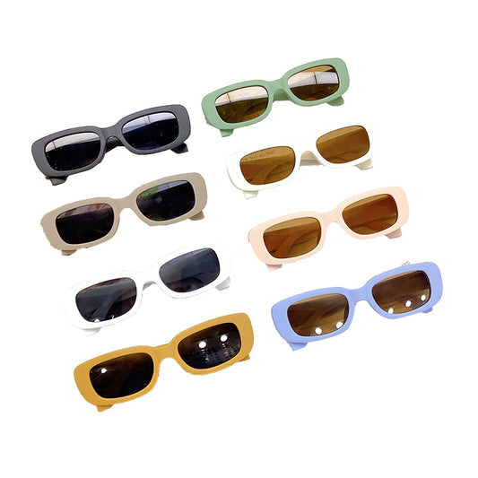 Vintage Square Kids Sunglasses UV Protection Sun Glasses
