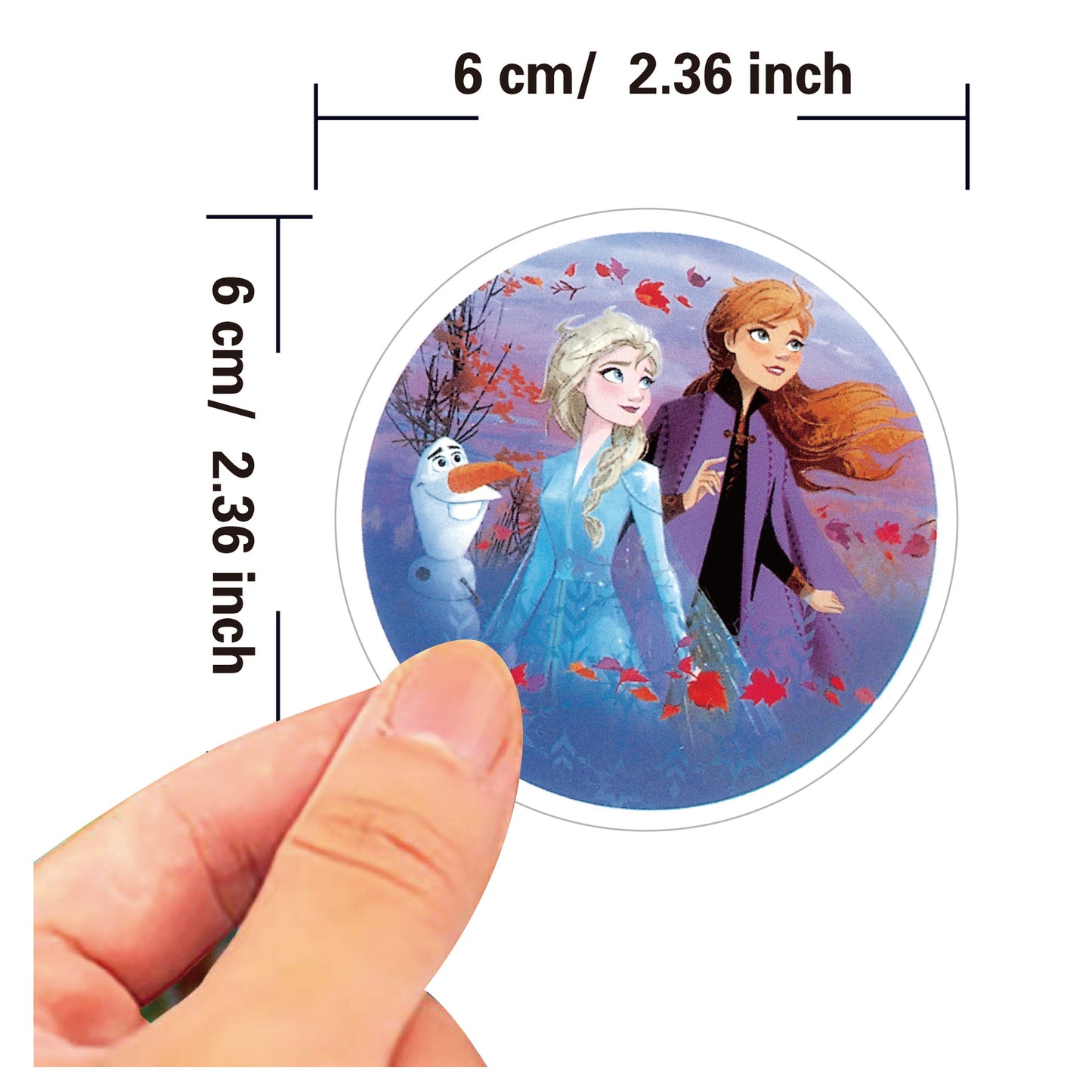 50Pcs Cartoon Character Stickers Waterproof Cartoon Decals for Laptop Phone & Water Bottle