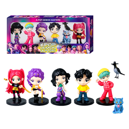 K-Pop Demon Hunters Figures Collectible Action Figure Mini Toy Ornaments Decoration