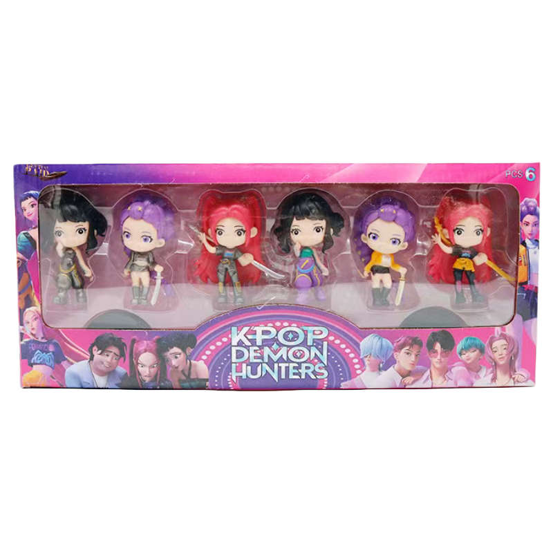 K-Pop Demon Hunters Figures Collectible Action Figure Mini Toy Ornaments Decoration