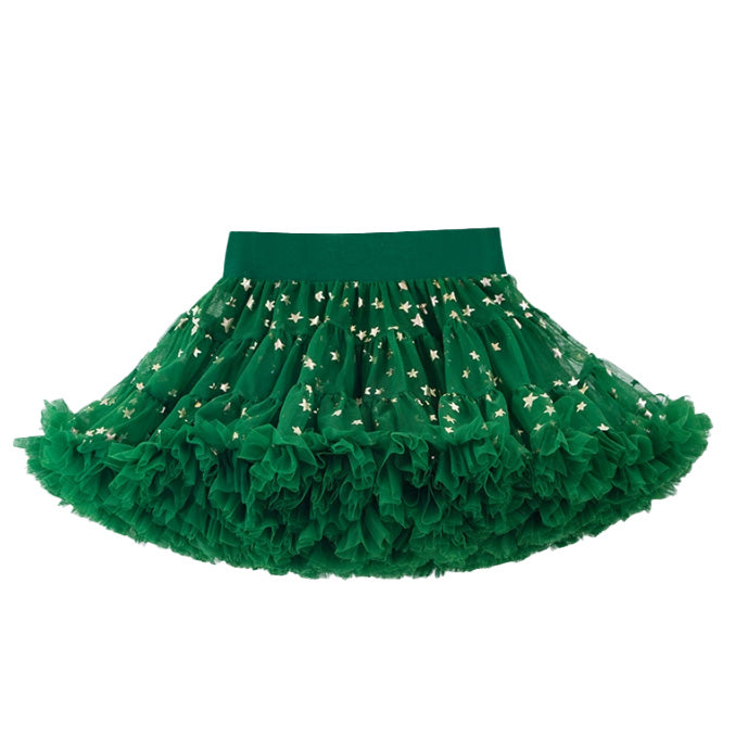 Toddler Girls Summer Multicolor Tutu Tulle Skirt