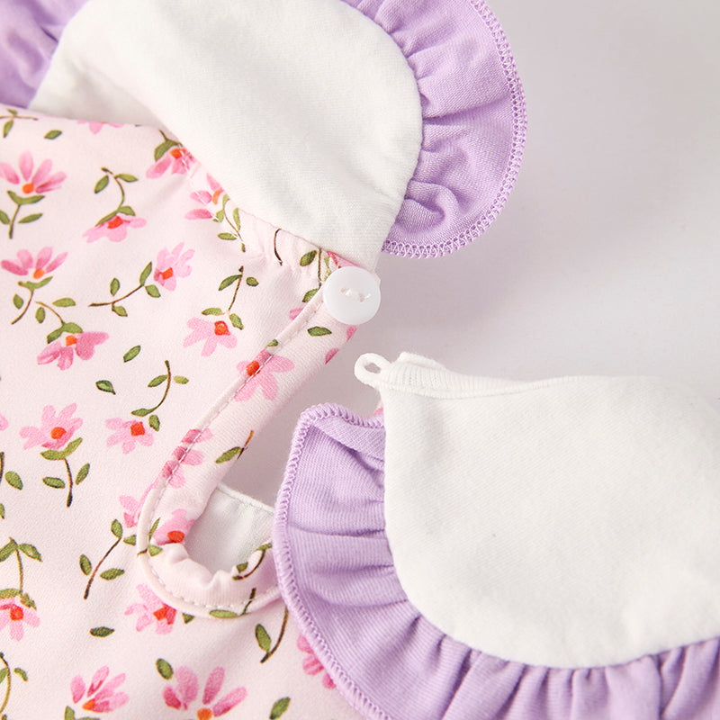 Girls Halloween Floral Corn Applique Cute Dress