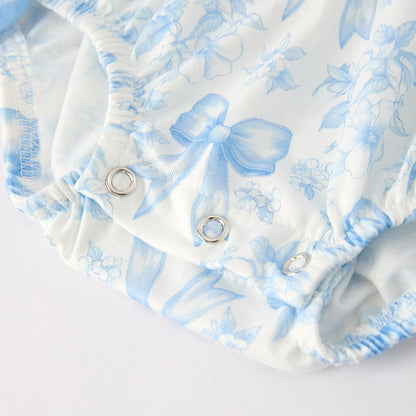 Father's Day Baby Kids "DADDY'S GIRL"Smocked Bubble Romper