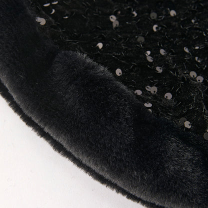 Girls Fall Winter Black Sequins Bell Pant