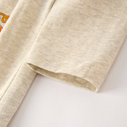 Girls Thanksgiving 3 Pieces Orange Plaid Scarf Set