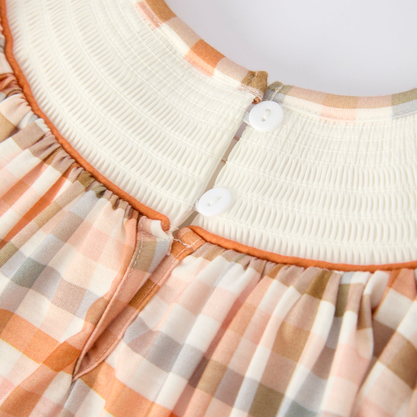 Thanksgiving Pumpkin Turkey Bow Embroidery Smock Fall Pant Set