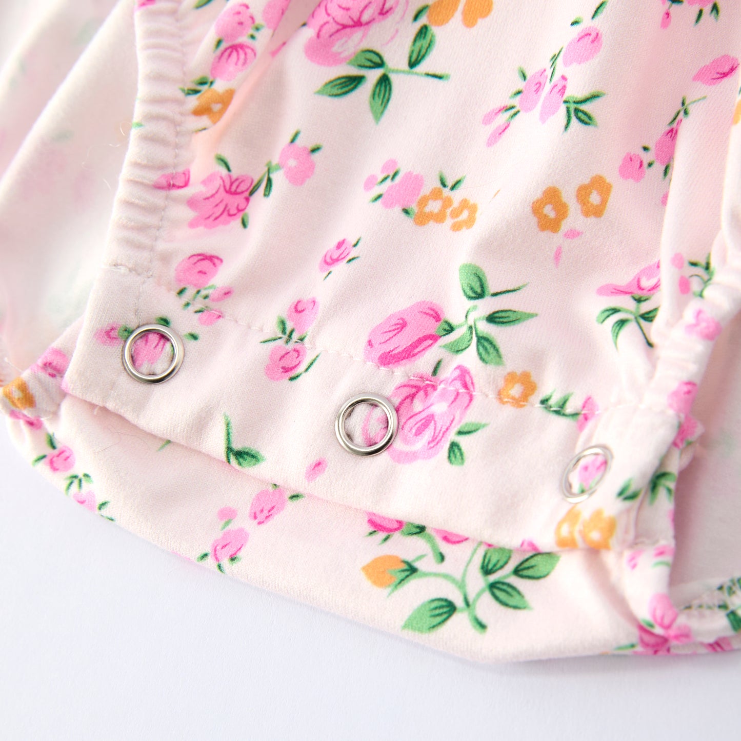 Kids Easter Pink Floral Bunny Collection Embroidery Outfits