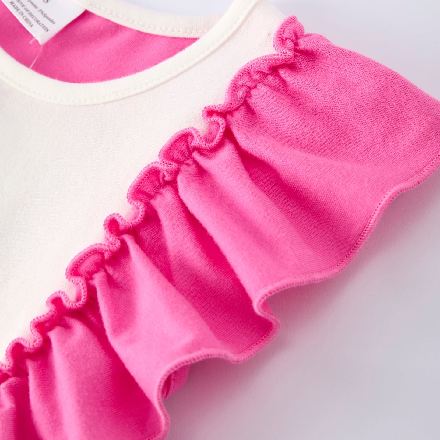 Kids Easter Pink Floral Bunny Collection Embroidery Outfits