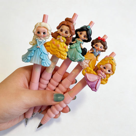 Princess Decorative Ballpoint Pens Click pen Options Stationery for School & Office