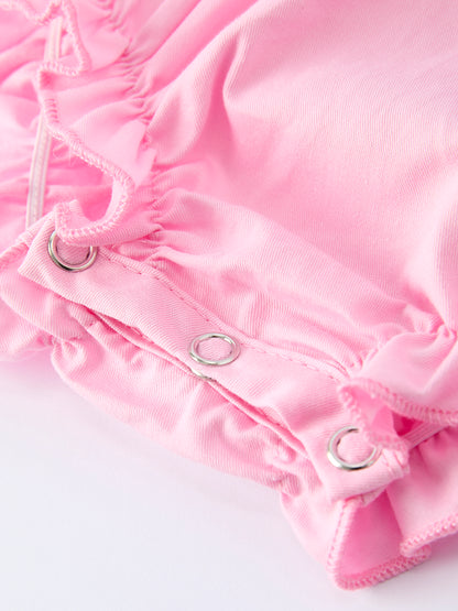 Spring / Summer Kids Collection Pink Bow Smocked Embroidery – In Stock