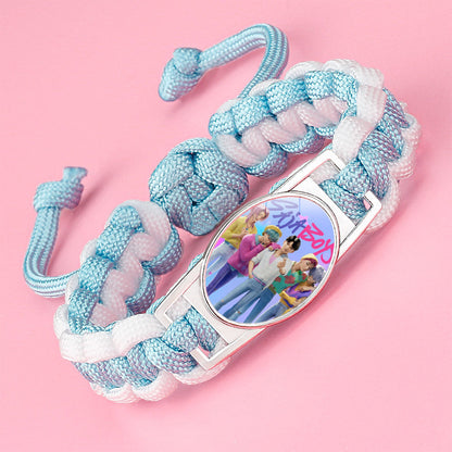K-pop Demon Hunter Bracelet Woven Adjustable Handwoven Dopamine Style Kids Jewelry