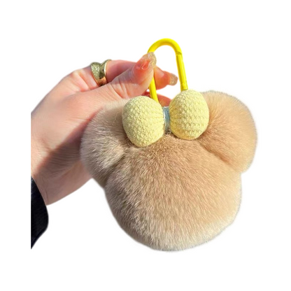 Eco-Friendly Plush Animal Keychain Cute Stuffed Car Key Pendant Bag Charm