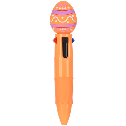 Mini 4-Color Click Pen – Creative Easter Bunny, Egg & Chick Design Journal Pen