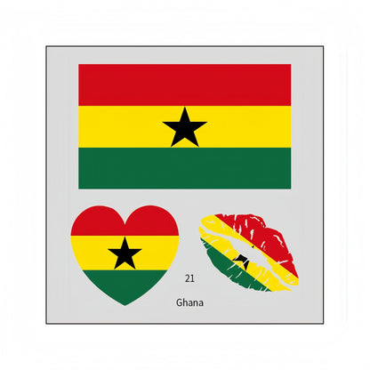 2026 World Cup Flag Temporary Tattoos Soccer Fan Face Stickers Water Transfer