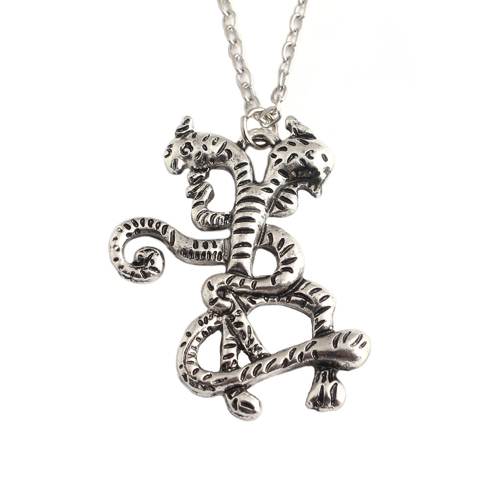 Stranger Things Inspired Jewelry Set Letter Alloy Pendant Necklace & Bracelet Trendy Collectible Accessories