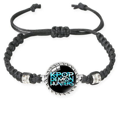 K-POP Demon Hunters Series Bracelet Set Creative Charm Braided Adjustable Bracelets