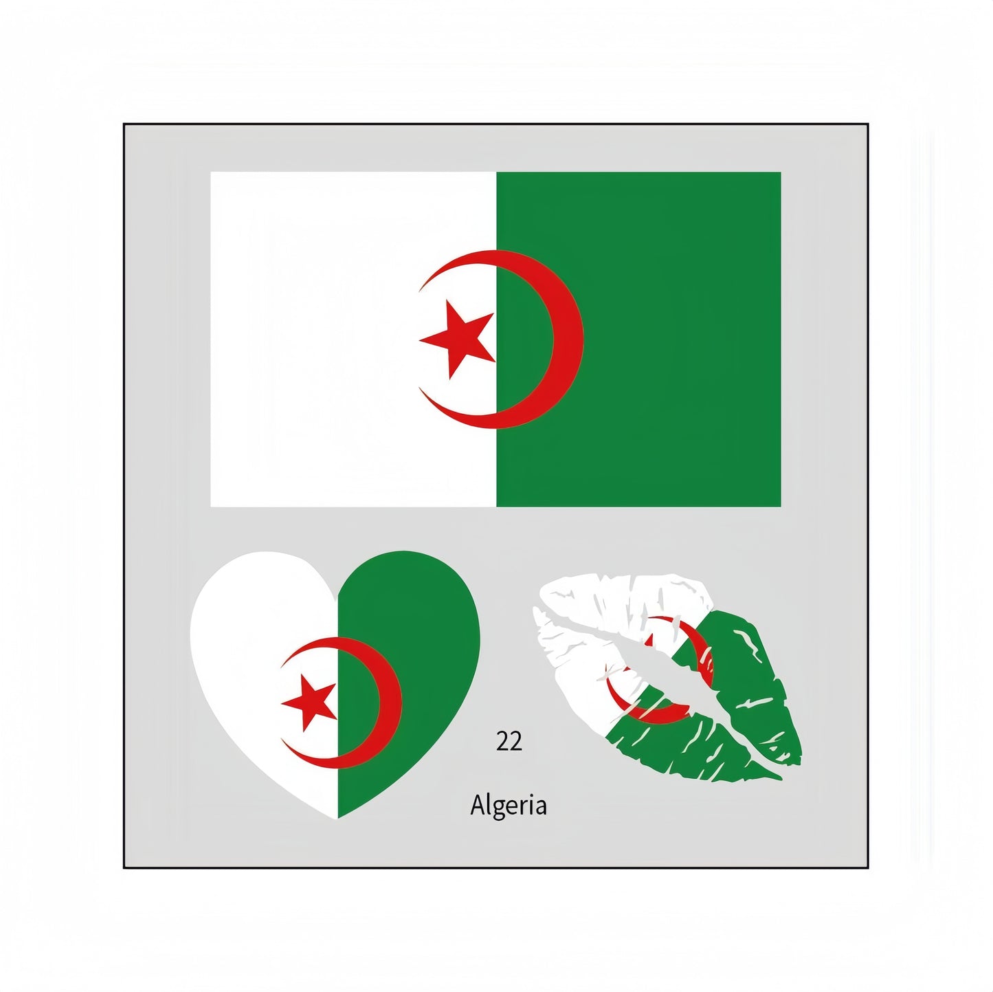 2026 World Cup Flag Temporary Tattoos Soccer Fan Face Stickers Water Transfer