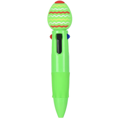 Mini 4-Color Click Pen – Creative Easter Bunny, Egg & Chick Design Journal Pen